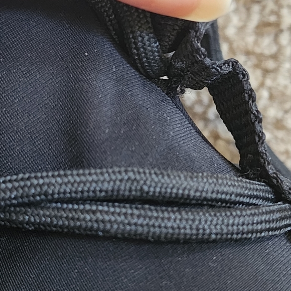 John Geiger 002 Red Thread Black Sneakers - Picture 7 of 9